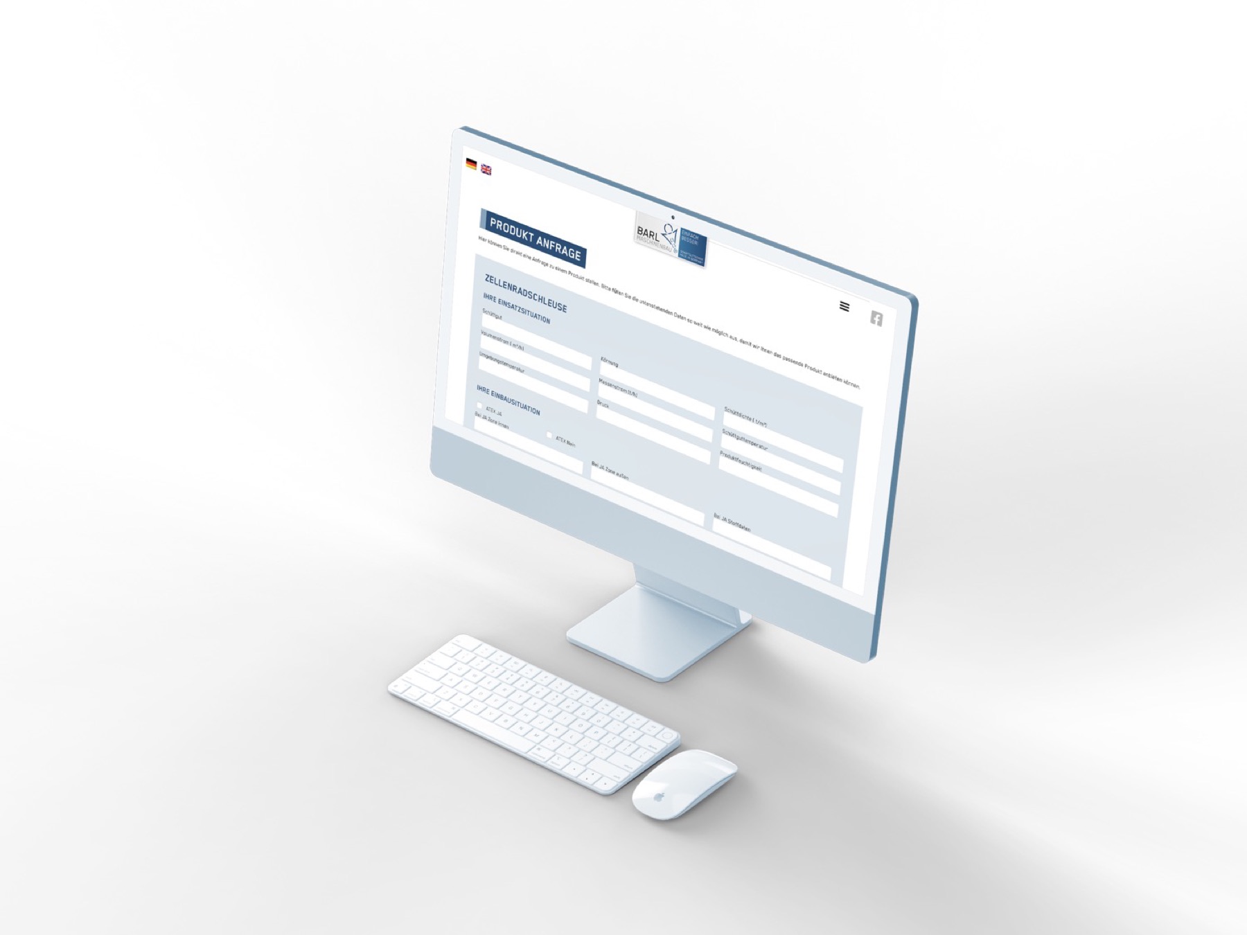 Barl Maschinenbau, Dreisprachige Website für Schüttguttechnik, Bild 3 von 3