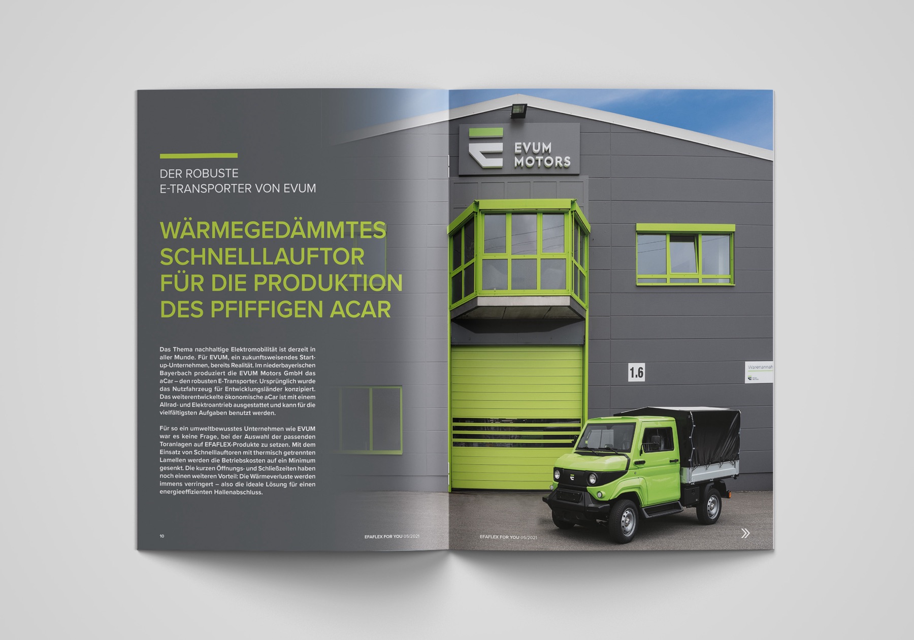 Efaflex, Broschüren für Hochleistungs-Industrietore, Bild 5 von 5