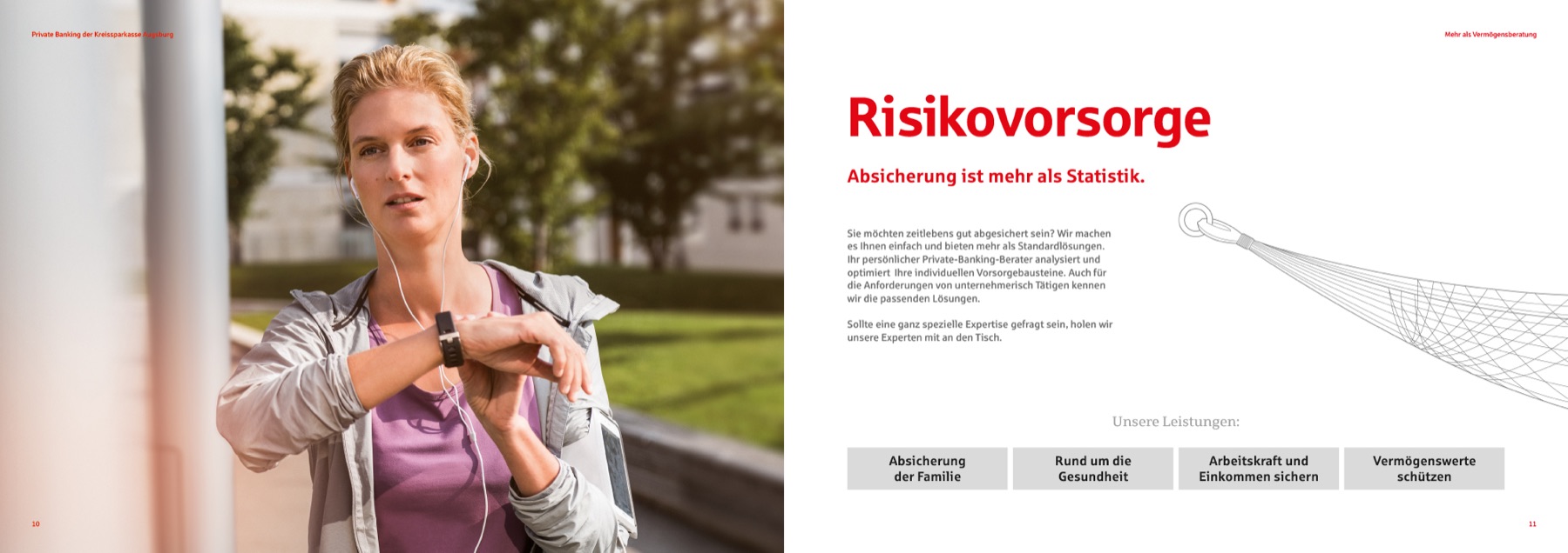 Kreissparkasse, Broschüren für Bank- und Finanzdienstleistungen in der Region Augsburg, Bild 2 von 2