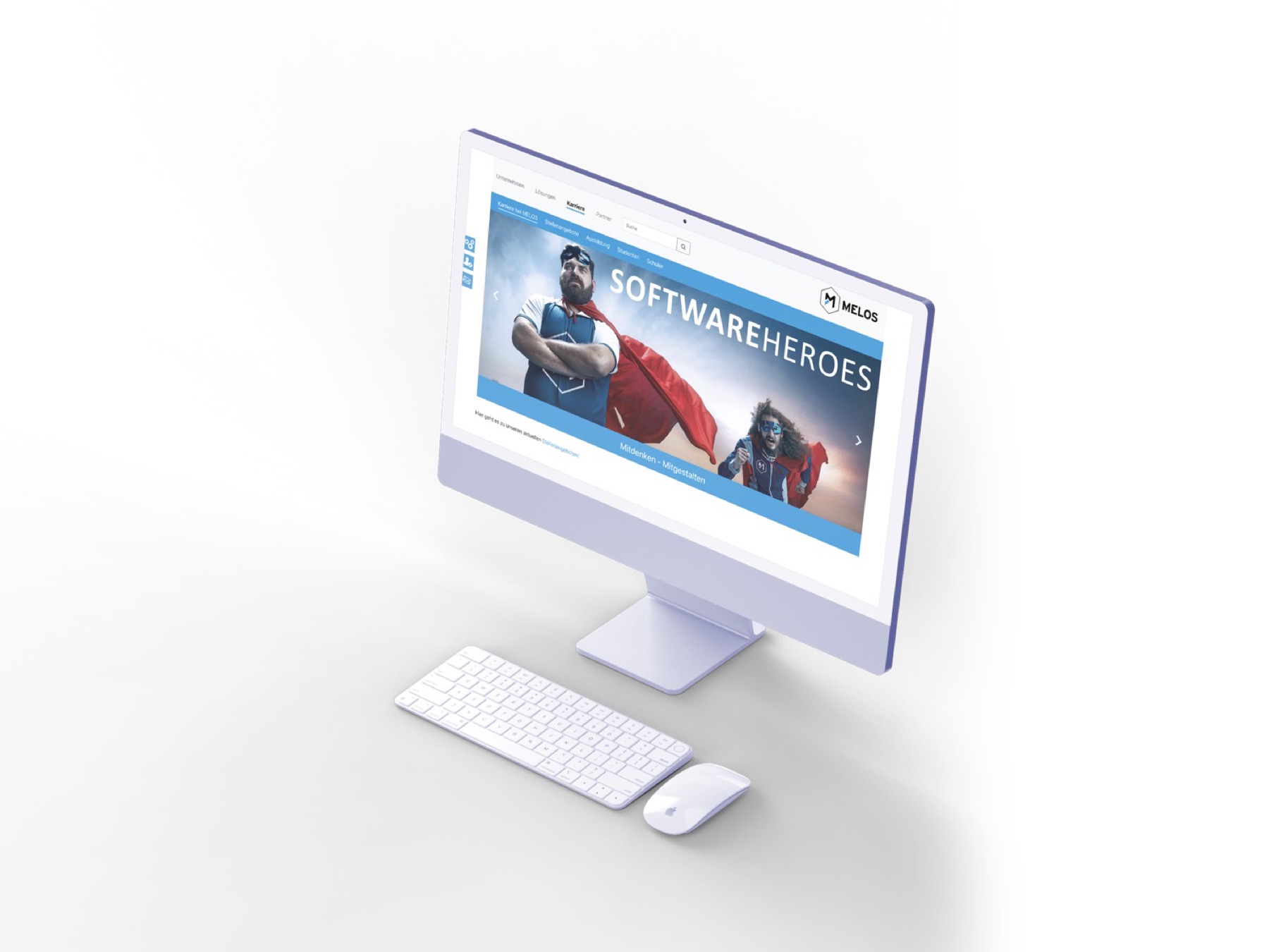 Melos, Website für einen Hersteller von Laborsoftware, Bild 3 von 4