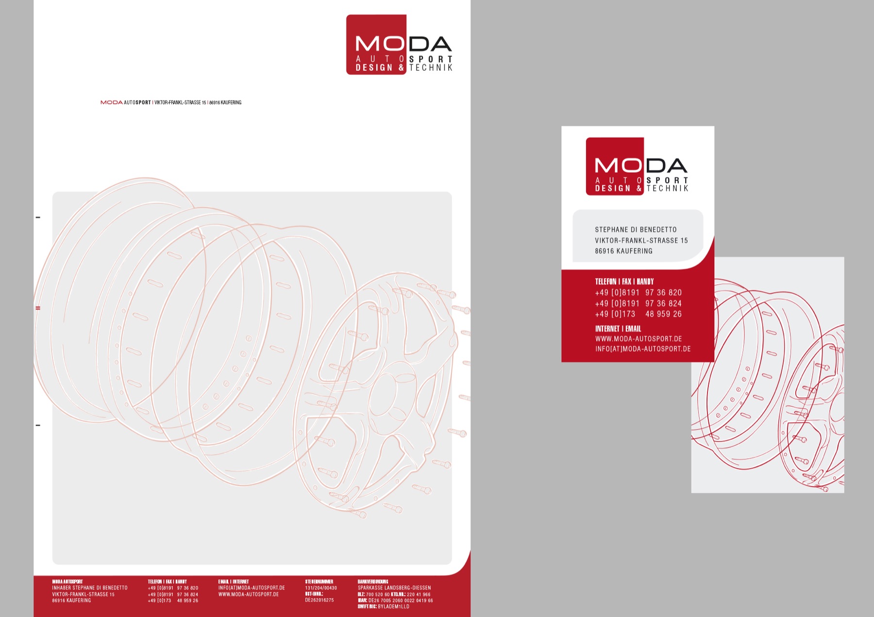 MODA, Neues Corporate Design für einen Tuning-Spezialisten, Bild 4 von 6