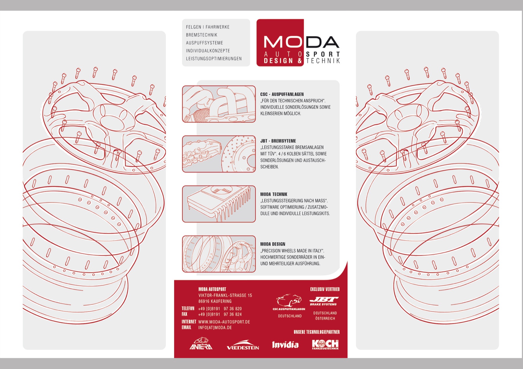 MODA, Neues Corporate Design für einen Tuning-Spezialisten, Bild 6 von 6